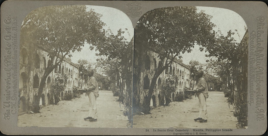 In Santa Cruz Cemetery, Manila, Philippine Islands.